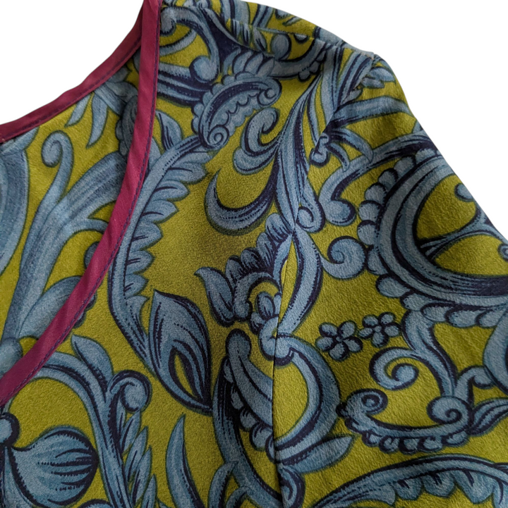 Tova-Celine Silk Vintage Midi Dress Size Large