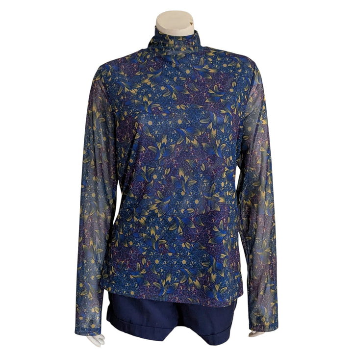 By Anthropologie Semi Sheer Top Size 1X