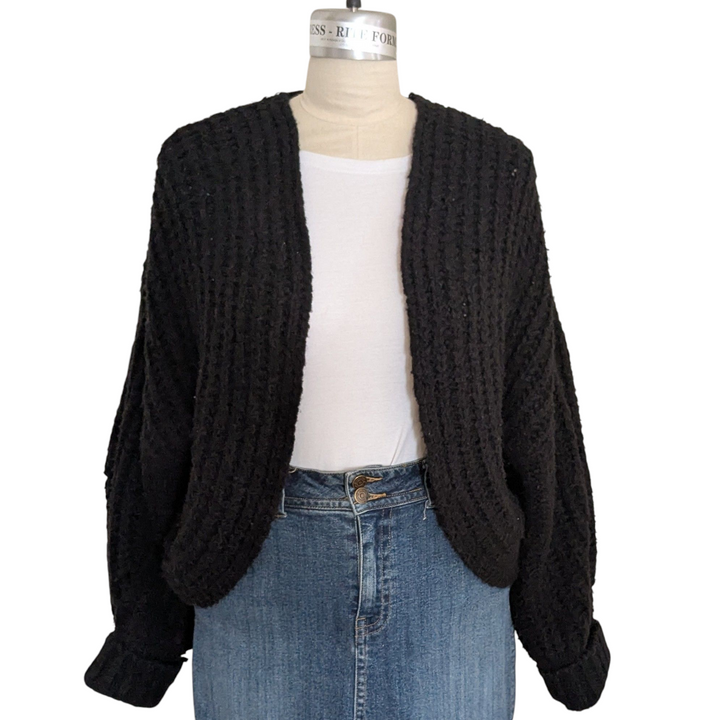 By Anthropologie Knit Bolero Jacket Size 1X