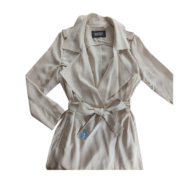 Badgley Mischka Trench Coat Size Medium