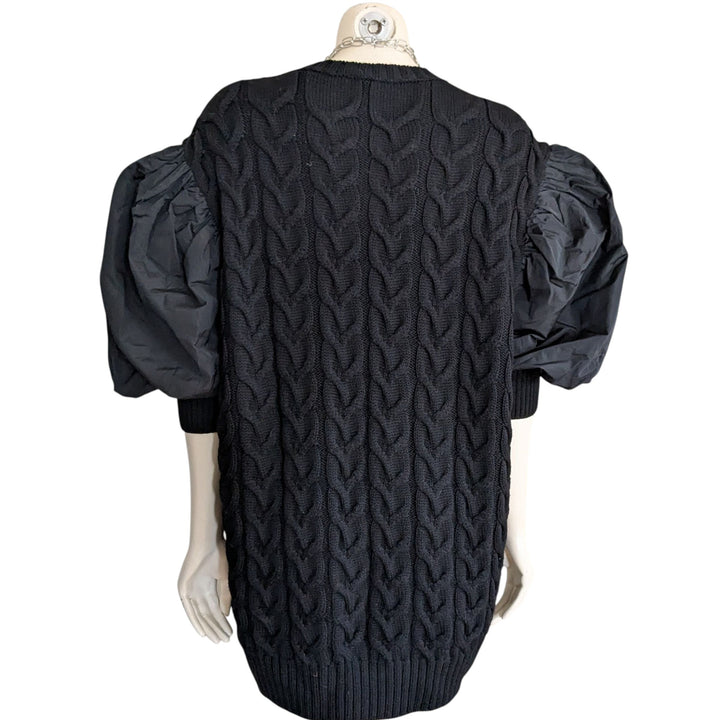 MaxMara Ancella Balloon Sleeve Knit Dress Size Medium