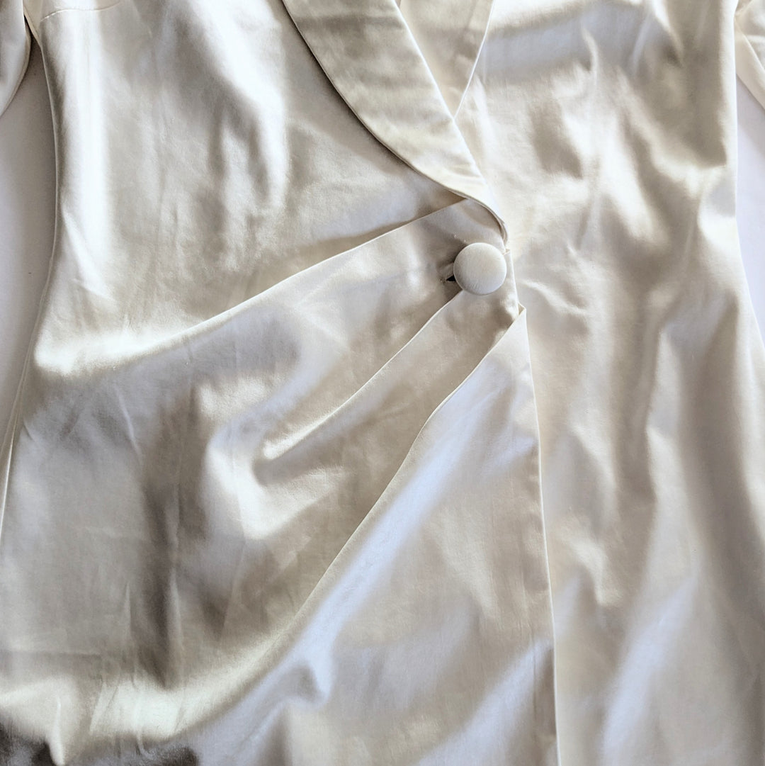 Club L Satin Plunge Mini Dress Size 6