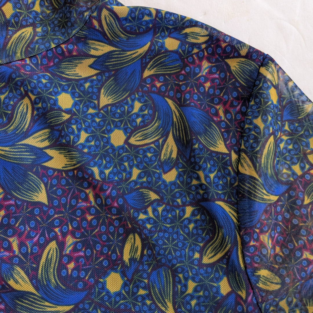 By Anthropologie Semi Sheer Top Size 1X