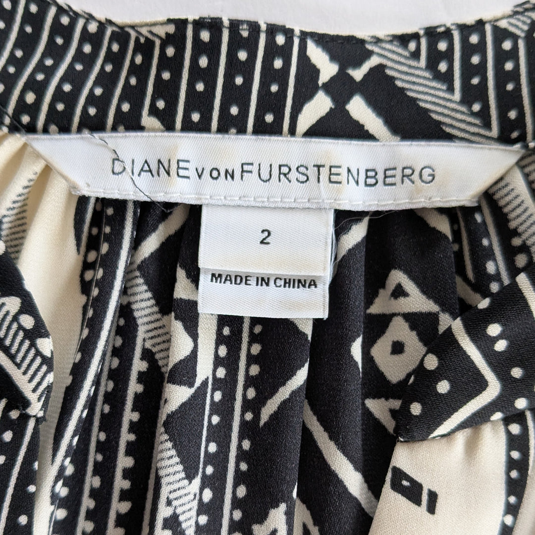 Diane von Furstenberg Freya Silk Dress Size 2