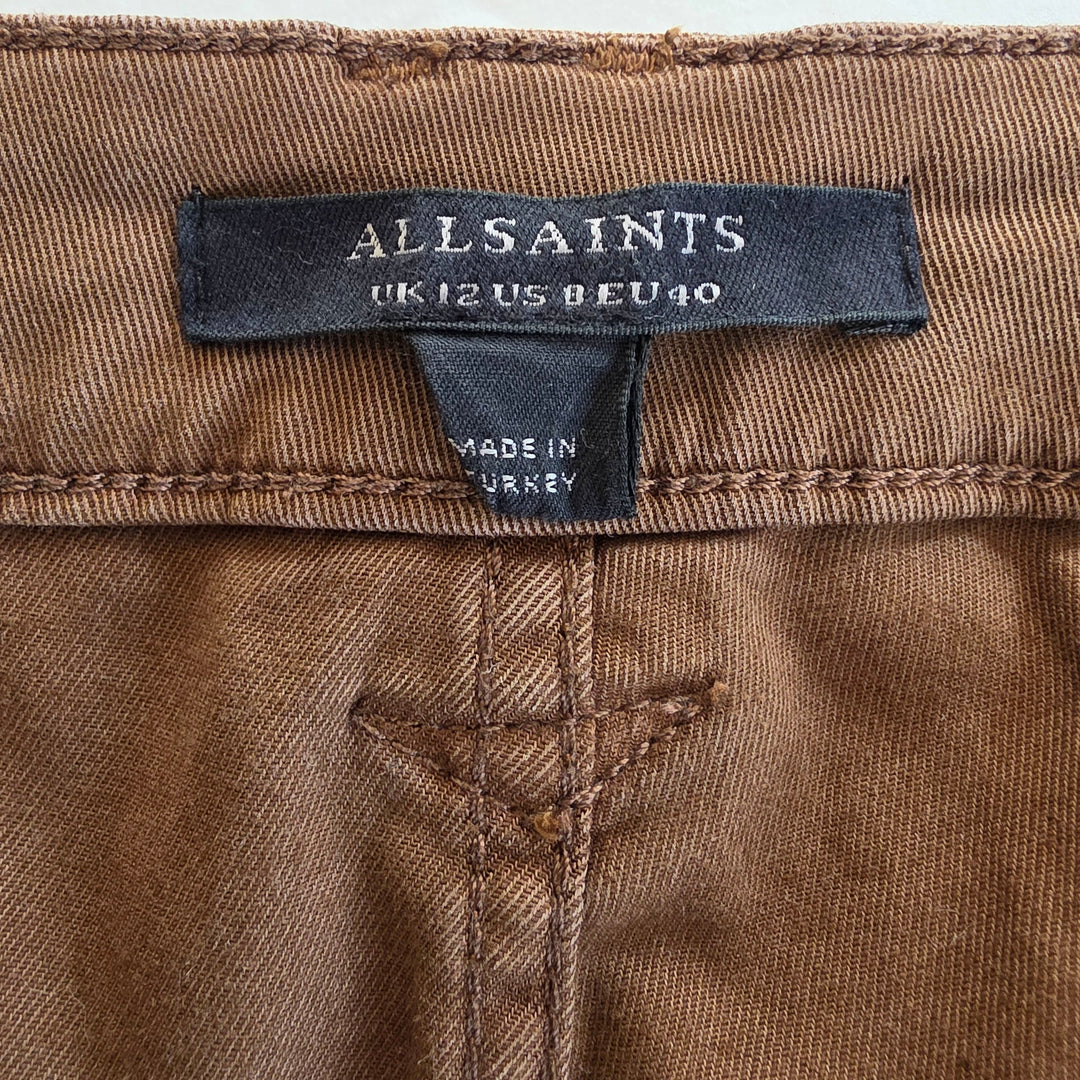 All Saints Nola Cargo Utility Trousers Size 8