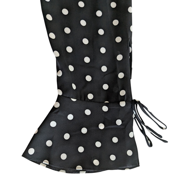 Vince Camuto Polka Dot Blouse Size Medium