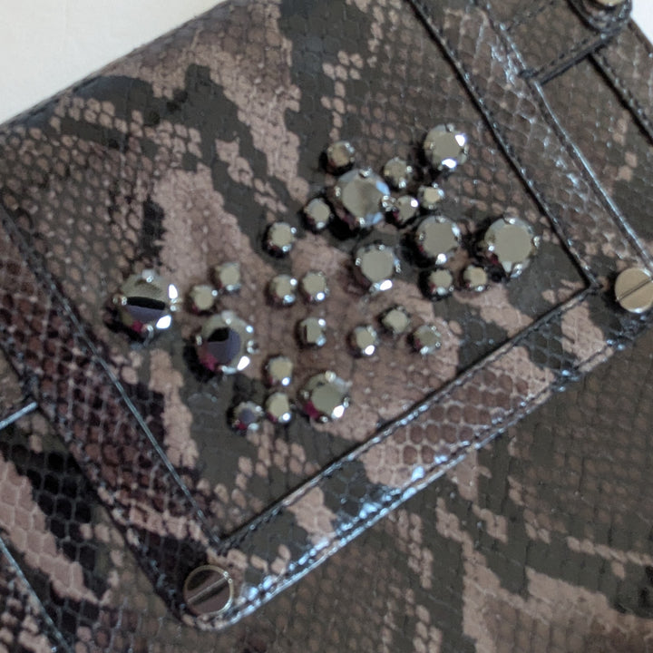 Alexis Hudson Reptile Print Leather Crossbody