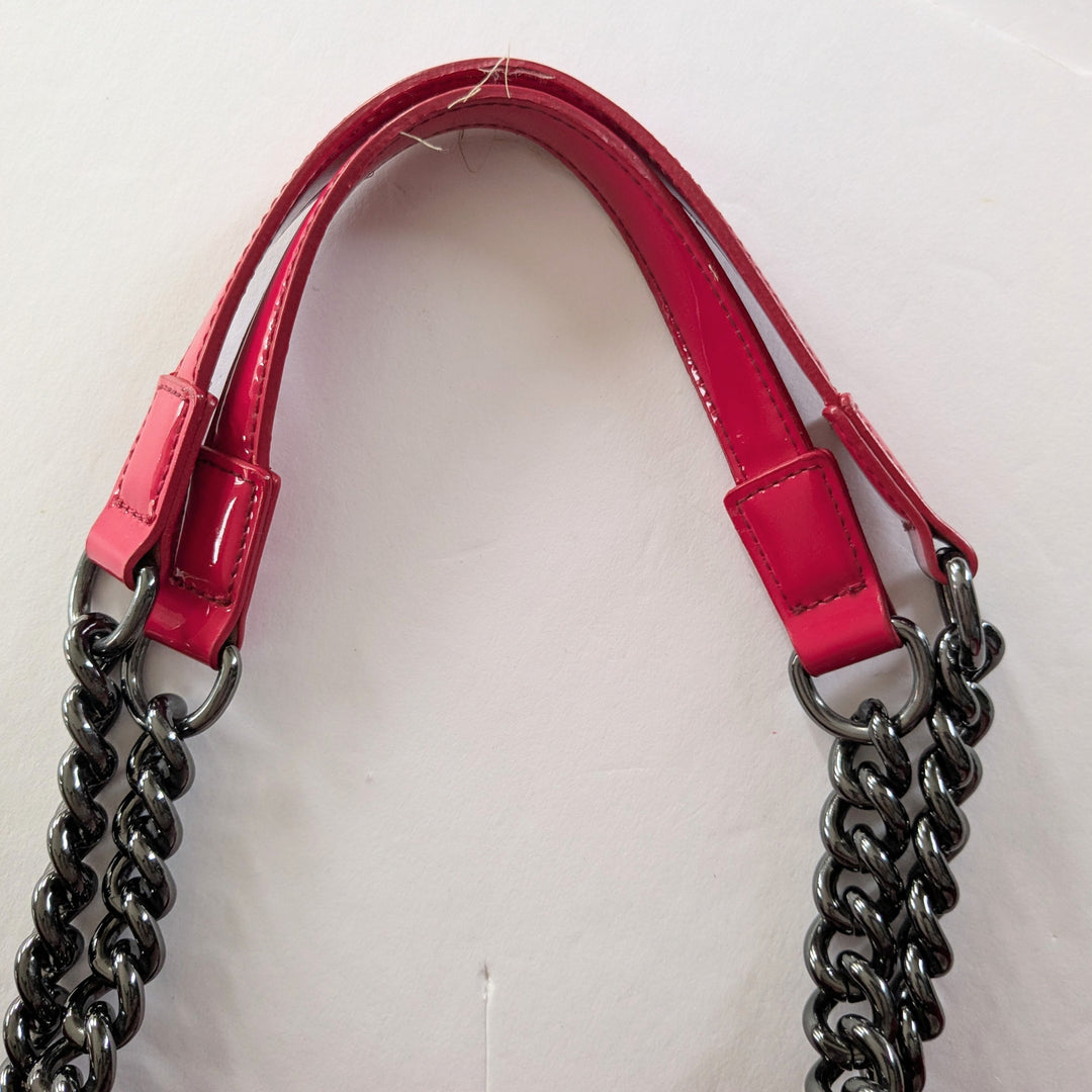 DKNY Hot Pink Patent Leather Tote