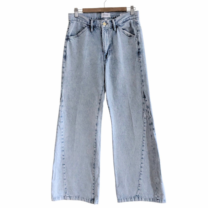 Frame Le Baggy Palazzo Light Wash Jeans Size 26