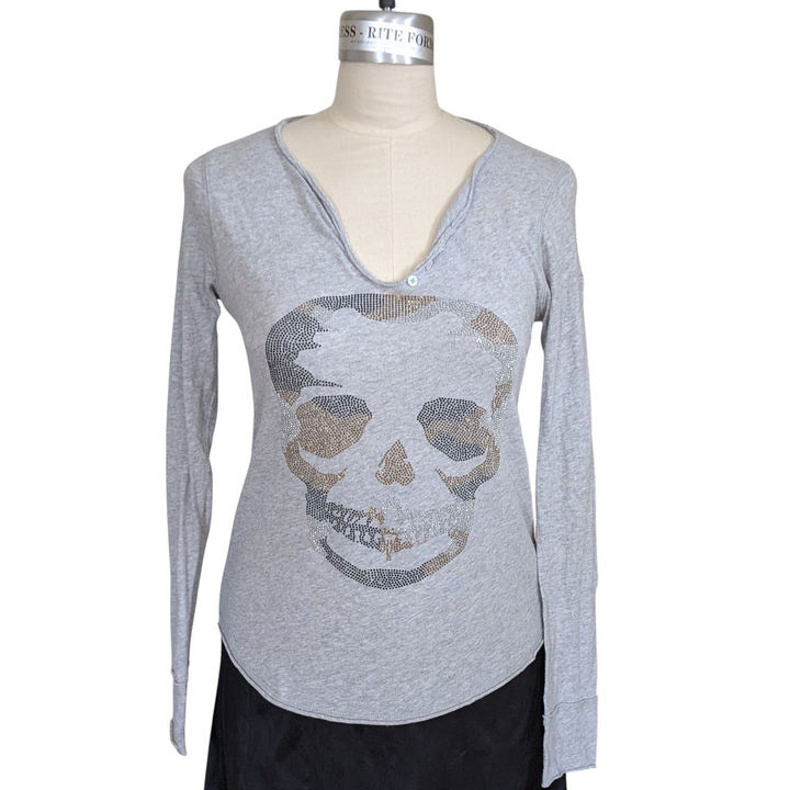 Zadig & Voltaire Skull T Shirt Size XS