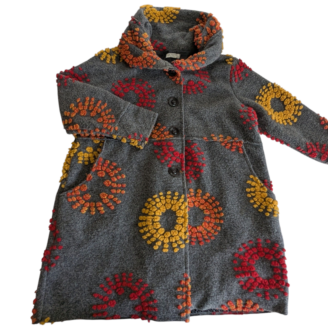 Giuseppa Wool Coat Size Large