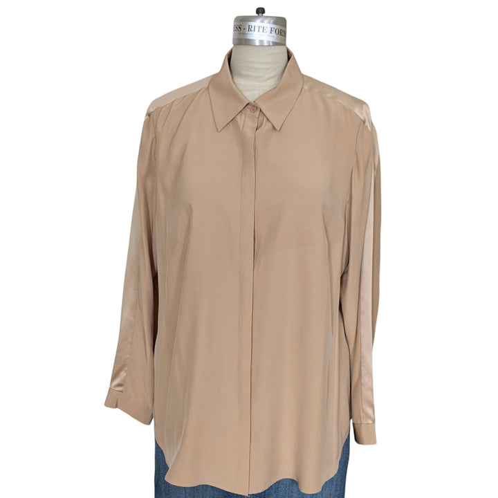 Lafayette 148 Silk Blouse Size 14W