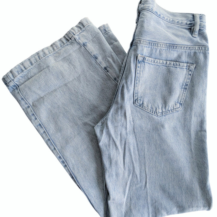 Frame Le Baggy Palazzo Light Wash Jeans Size 26