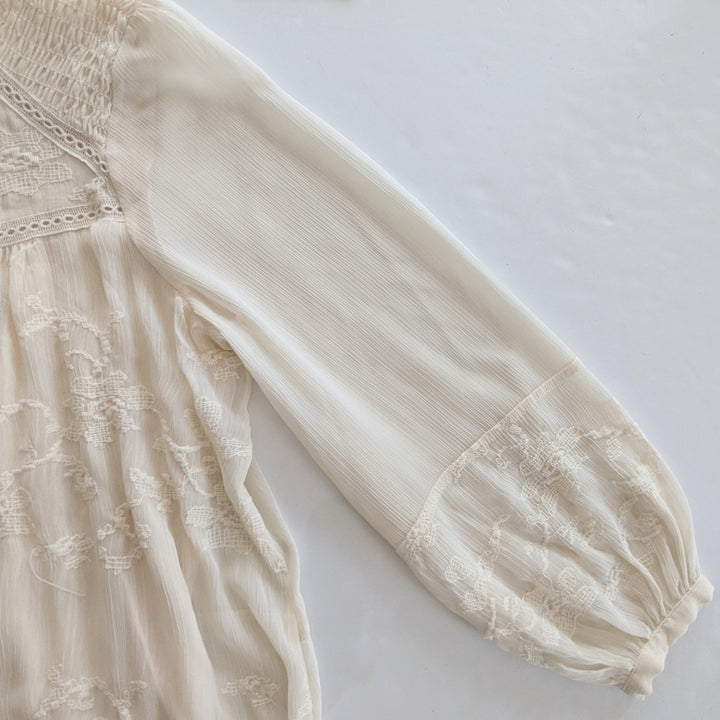 Anthropologie Tiny Luisa Cream Dress Size Small