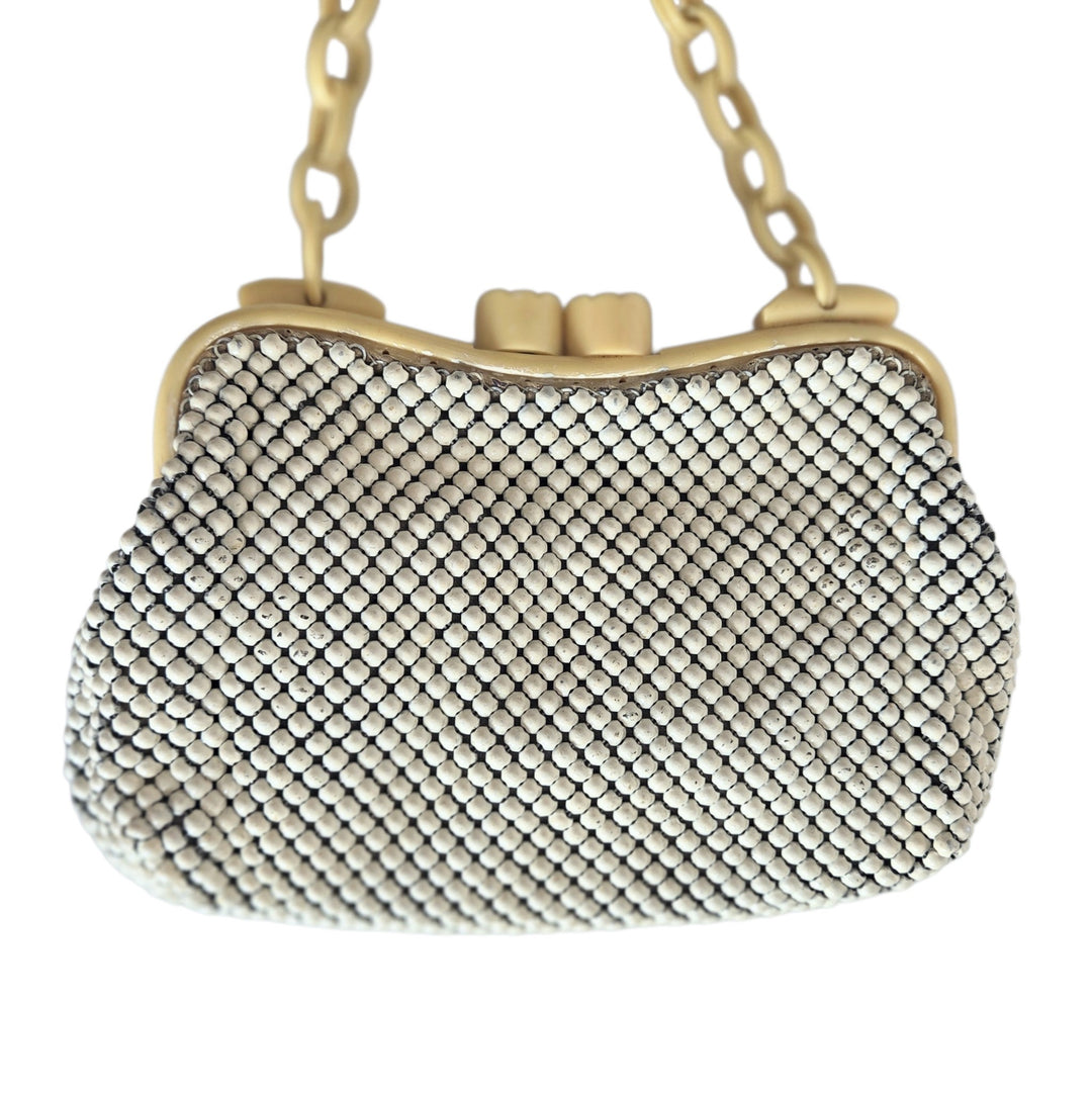 Whiting & Davis Mesh Bag with Bakelite Frame