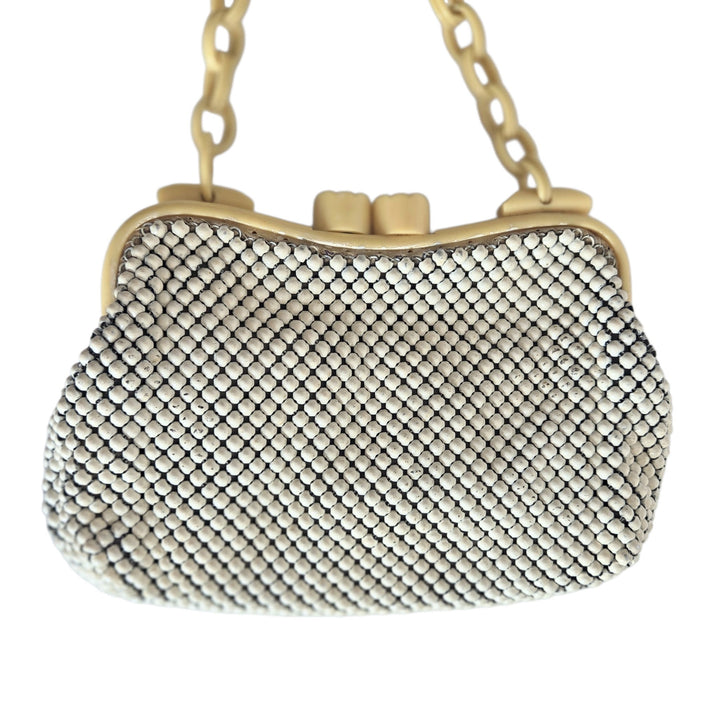 Whiting & Davis Mesh Bag with Bakelite Frame
