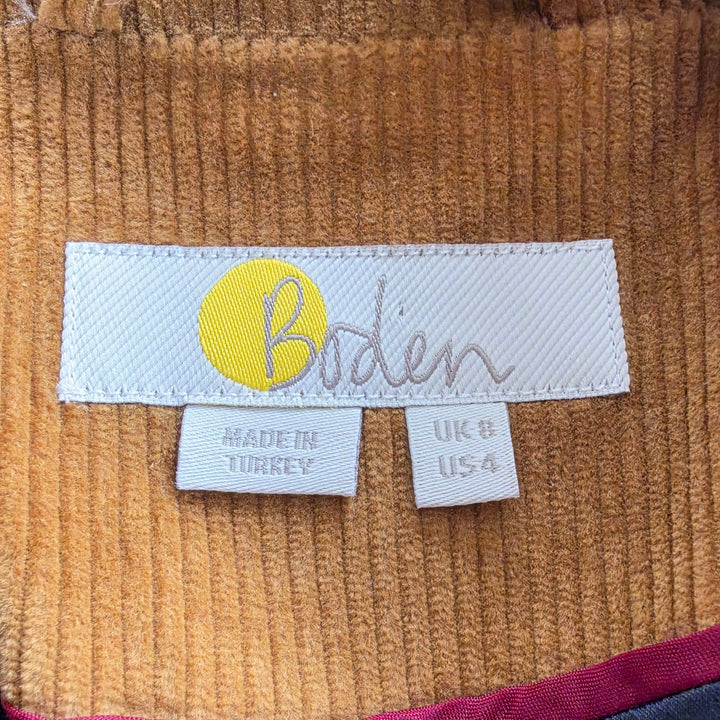 Boden Corduroy Blazer Size 4
