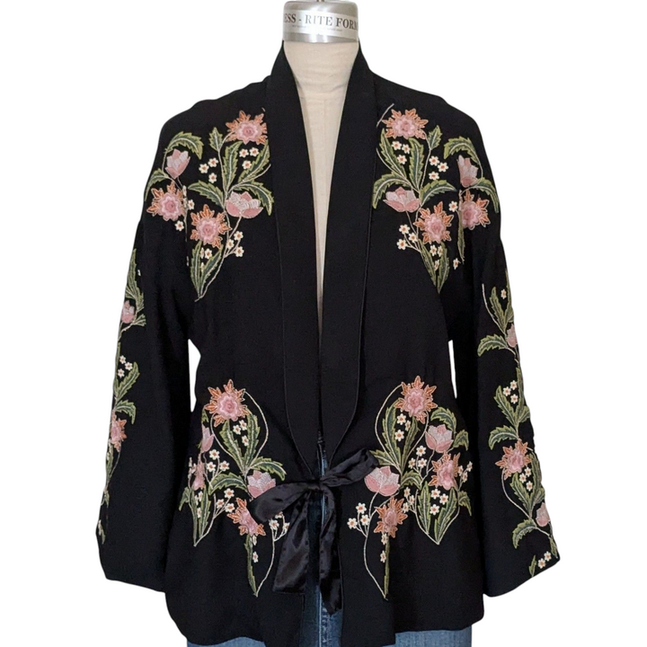 Zara TRF Embroidered Jacket Size L/XL