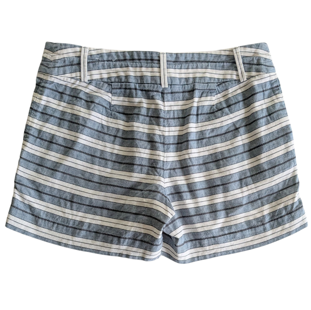 LOFT Striped Shorts Size 0