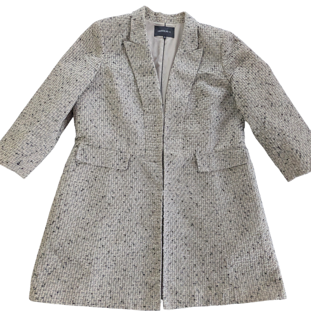 Lafayette 148 Tweed Top Coat Size 16