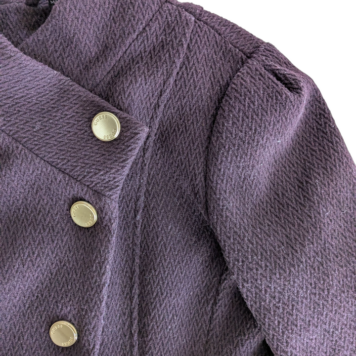 Guess Wool Blend Coat Size Medium