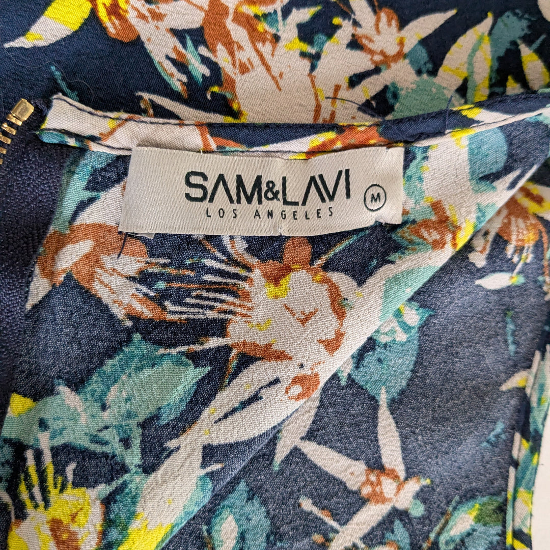 Sam & Lavi Floral Print Blouse Size Medium