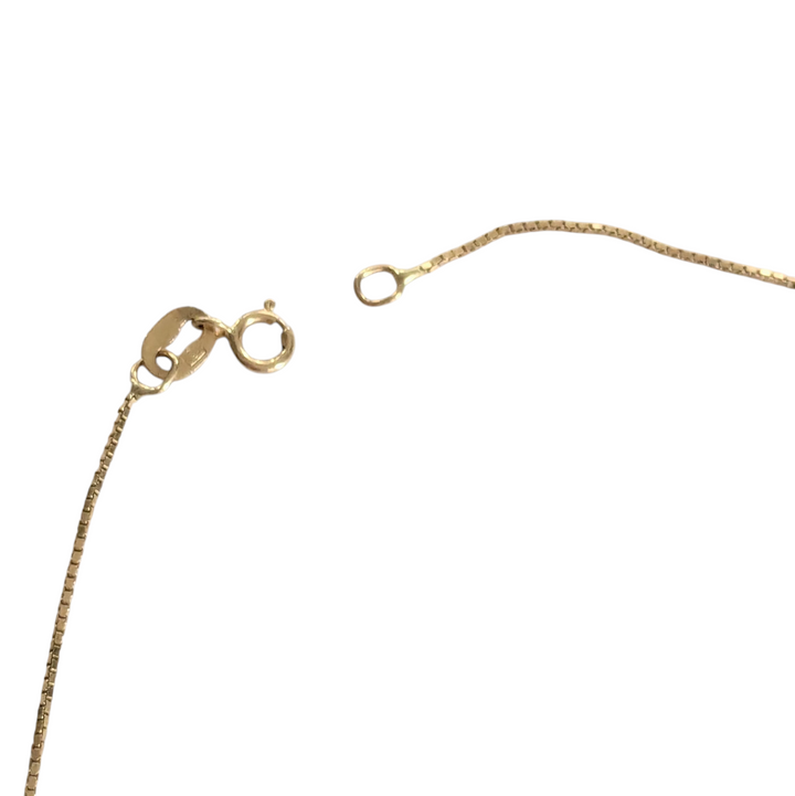 14K Italian Gold Flower Necklace