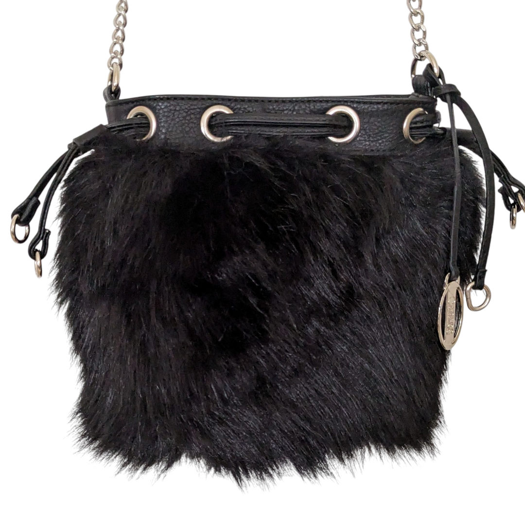 Carlos Santana Faux Fur Bucket Bag