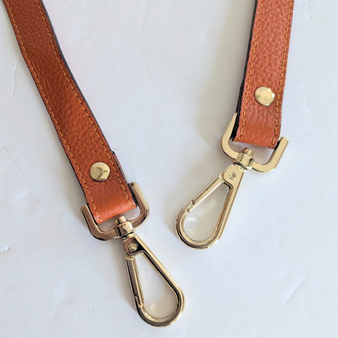 Avenue 67 Milano Orange Leather Tote
