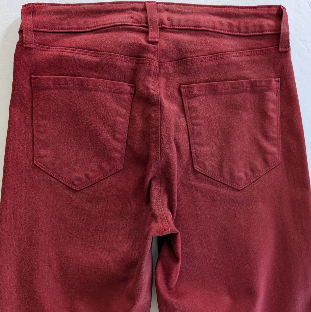 L'Agence Margot Coated Skinny Jeans Size 26