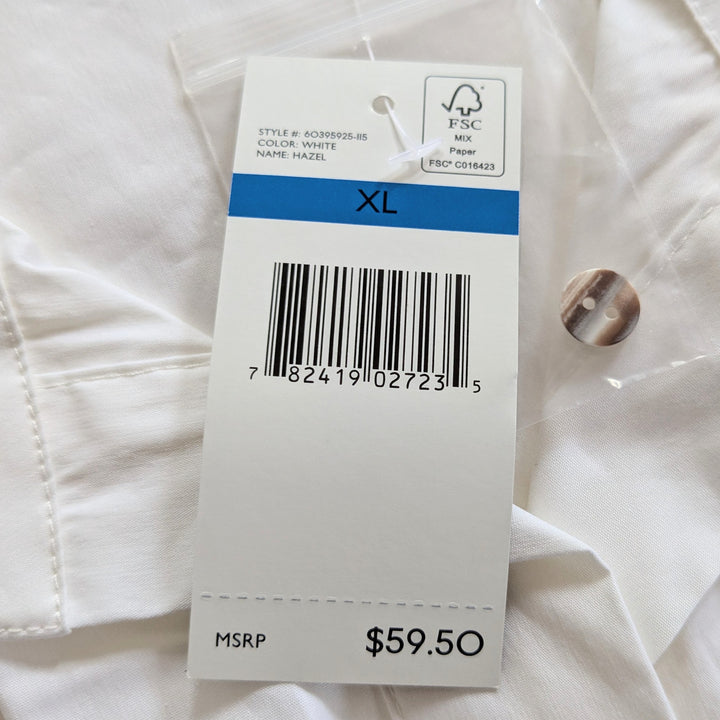 Nine West Pop Over Tunic Shirt Size XL NWT