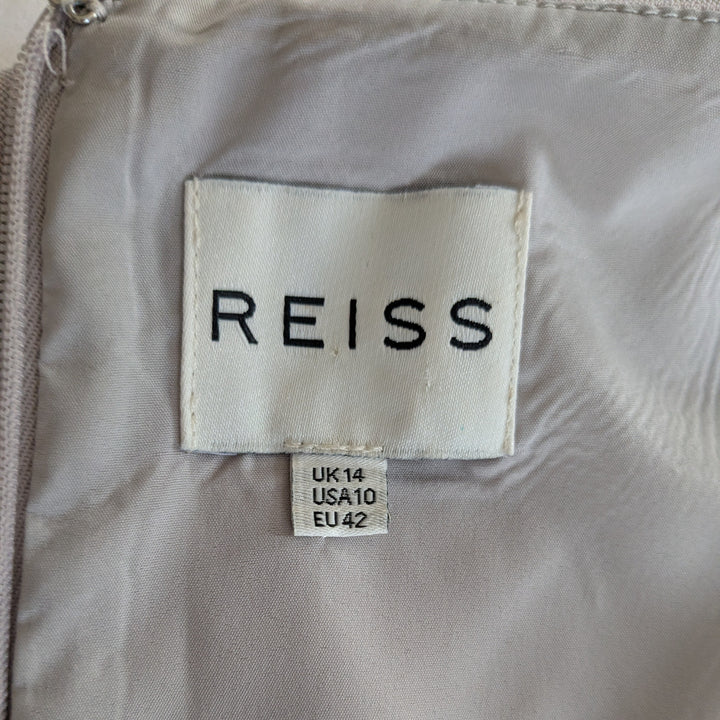 Reiss Cap Sleeve Dress Size 10