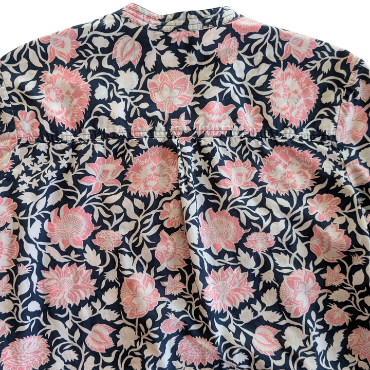 Lucky Brand Cropped Floral Shirt Size Small