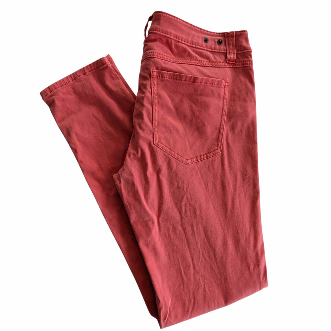 CAbi Lobster Pigment Skinny Jeans Size 6