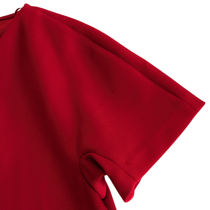 Adolfo Dominguez Red Pique Dress Size 40/6