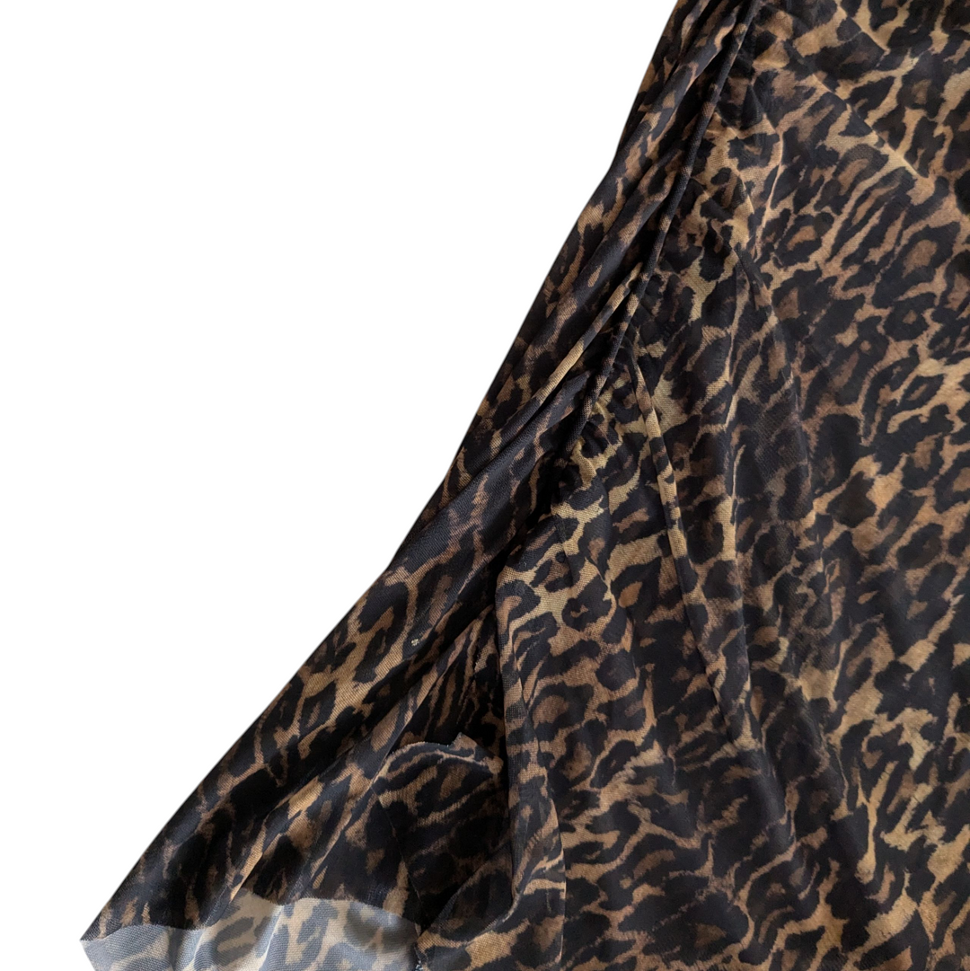All Saints Nora Animal Print Skirt Size 10 NWT