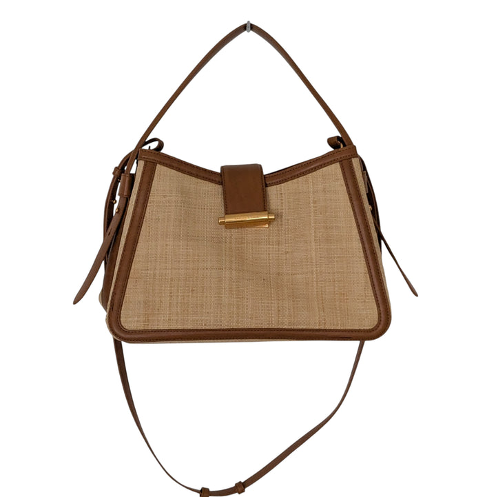 Charles & Keith Raffia Convertible Shoulder Bag