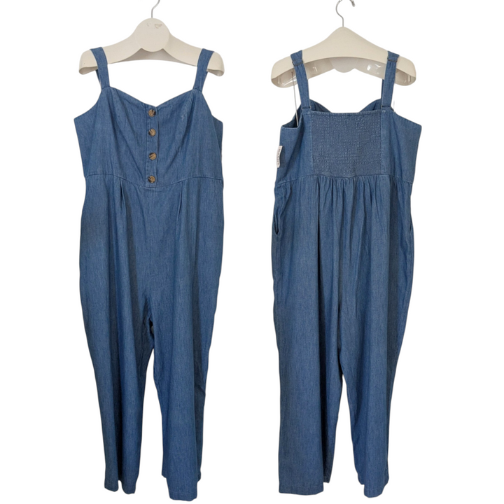 Old Navy Cami Denim Overalls Size XXL Petite