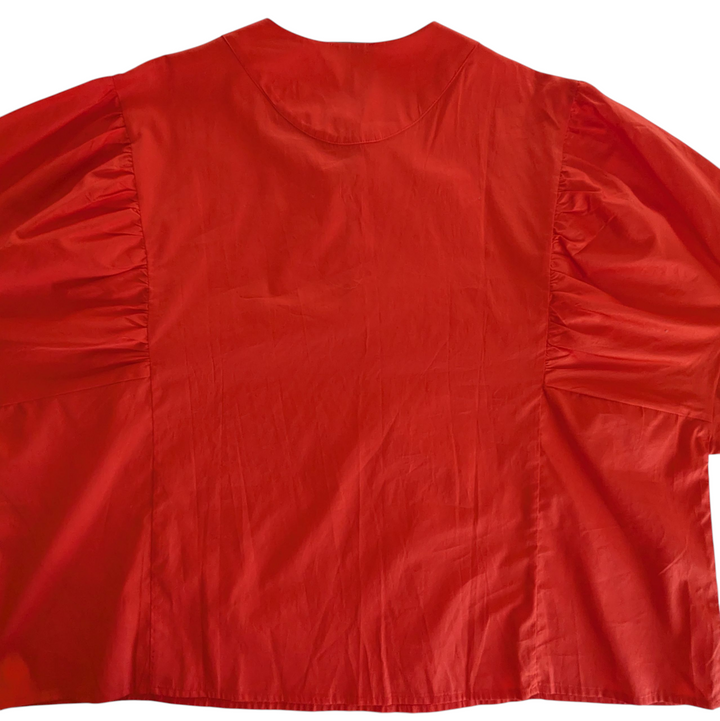 Harshman Joelle Cutout Puff Sleeve Blouse Size 2X