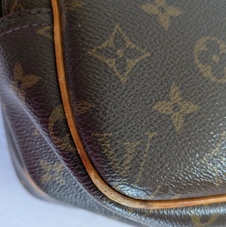 Louis Vuitton Monogrammed Logo Leather Reporter PM Bag