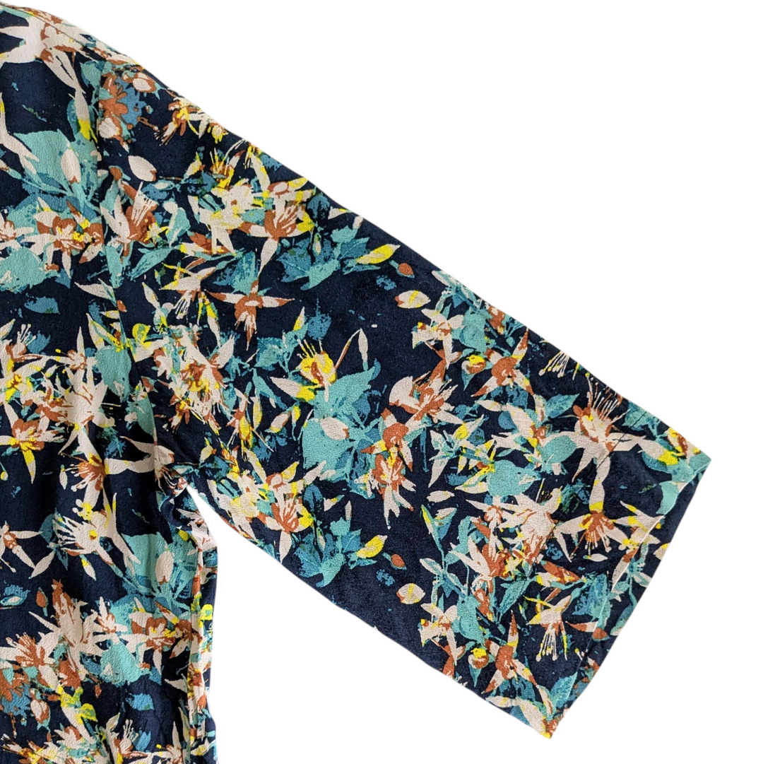 Sam & Lavi Floral Print Blouse Size Medium