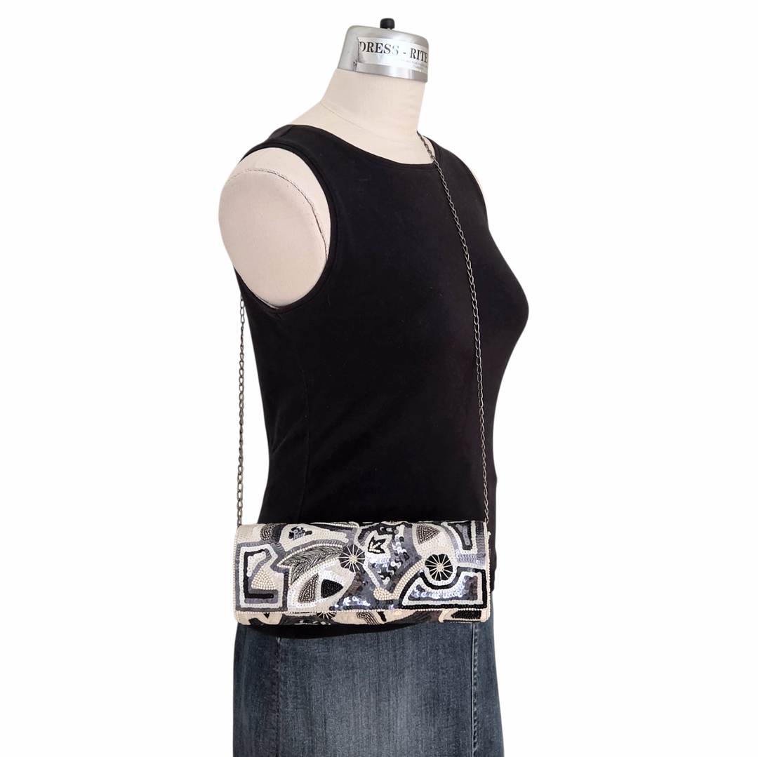 Akira Chicago Beaded Clutch NWT