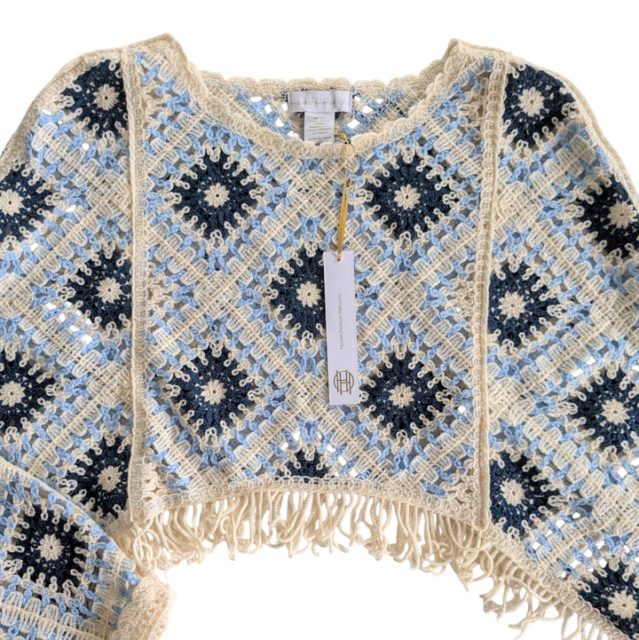 House of Harlow Crocheted Shrug One Size
