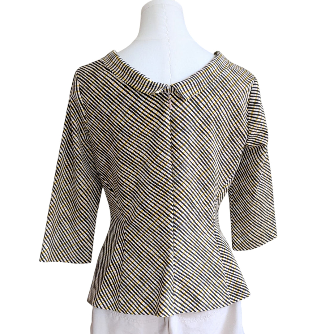 Boden Retro Style Top Size 8
