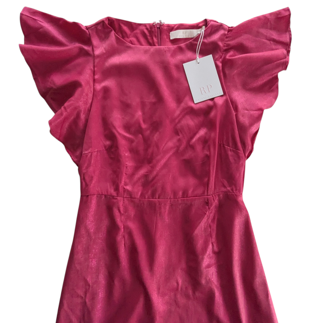 Rachel Parcell Hot Pink Midi Dress Size 4 NWT