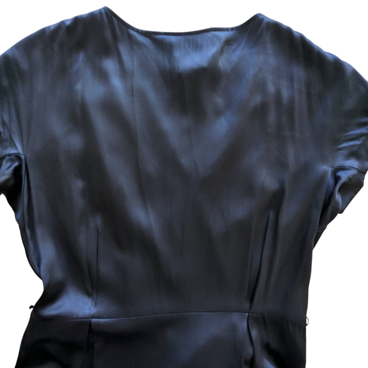 MaxMara Satin Wrap Dress Size 10