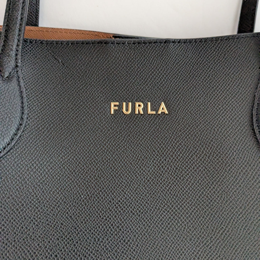 Furla Vittoria Leather Tote Bag