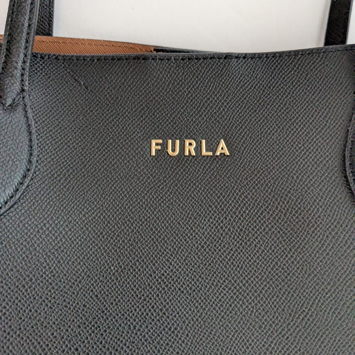 Furla Vittoria Leather Tote Bag