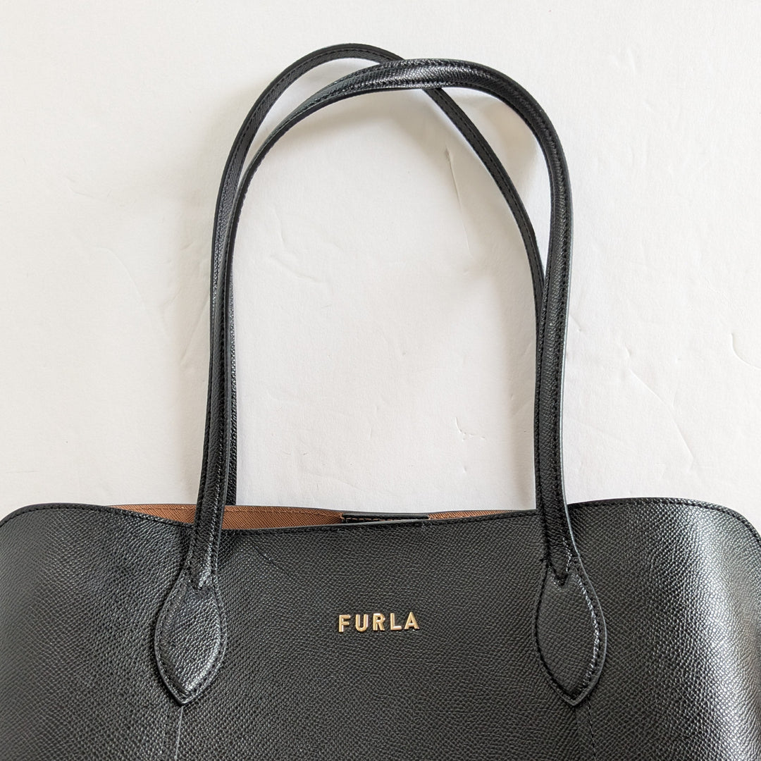Furla Vittoria Leather Tote Bag
