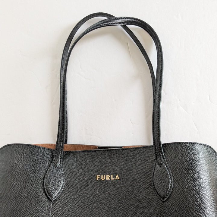 Furla Vittoria Leather Tote Bag